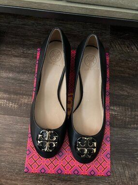 TORY BURCH' Janey ' 50mm Calf Leather Pumps